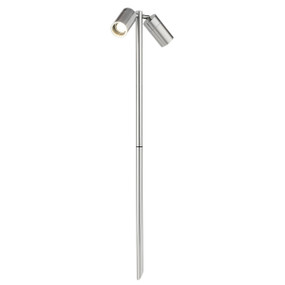 Brilliant Garden Spike 12V Tall Adjustable 2 Light  - Denver II