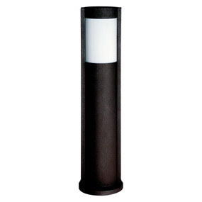 Bollard Light - 240V IP44 E27 650mm Black Oval