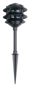 Pleasing 12V Garden Spike Light Black