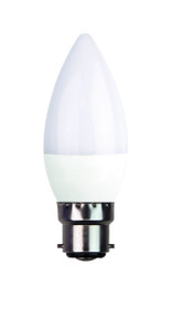 LED C37 5.5W Candle B22 4000K