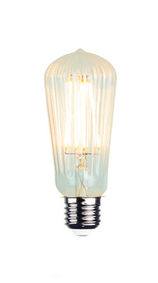 2200K LED Filament Lamp ST64 Ribbed 2W E27