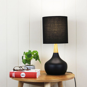 Global Touch Lamp Black Complete