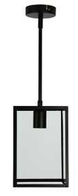 Pendant Light - Chef Table Square 1-Light Matt Black
