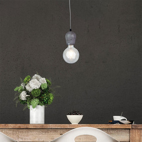 Concrete Single Pendant E27
