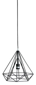 Modern-38 Wire Pendant Black