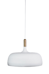 Bell-48 Single Pendant Matt White