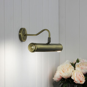 Antique Brass Picture Light 350mm