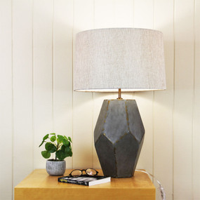 Gold Planar Silver Complete Table Lamp