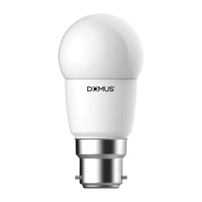 Domus Key Fancy Round 5.7W B22 Dimmable Frosted 2700K Globe