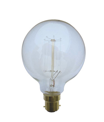 Carbon Filament B22 G125 25W 2800K 240lm Dimmable Globe