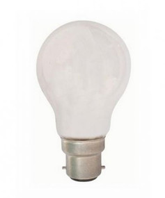 Halogen B22 GLS 53W 75W Frosted 2800K 840lm Dimmable Globe