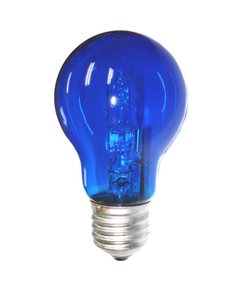 Halogen E27 Gls 28w 40w Blue 340lm Dimmable Globe 