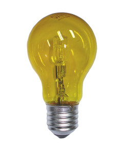 Halogen E27 GLS 28W 40W Yellow 340lm Dimmable Globe