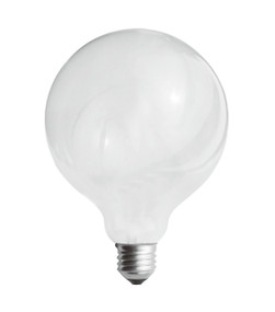 Halogen E27 Spherical G125 53W 75W Frosted 2800K 780lm Dimmable Globe