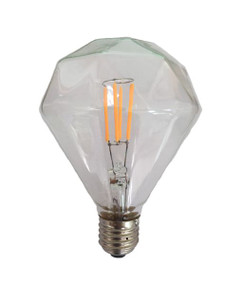 LED Carbon Filament Diamond Shaped B22 3.5W 2200K 340lm Globe