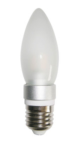 LED E27 Candle 4W 3000K Frosted 300D 280lm Globe