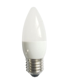 3000K LED E27 Candle 6W Frosted 300D 470lm Globe