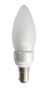 5000K LED B15 Candle 4W Frosted 300D 300lm Globe