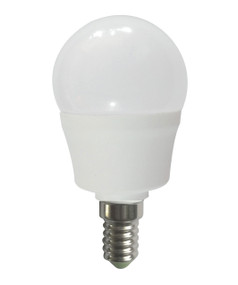 3000K LED E14 Fancy Round Tall 6W Frosted 300D 470lm Globe