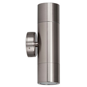 Up Down Wall Light - 240V Marine Grade 316 Stainless Steel GU10 35W IP65 21cm