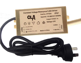 Waterproof LED Driver - IP67 12V 12W 1A