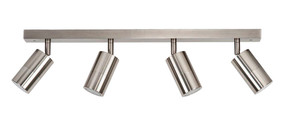 Ceiling Lights - 4 Adjustable GU10 Spotlights IP44 Chrome C400