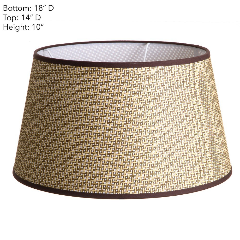 chocolate brown lamp shade