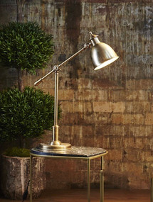 Antique Brass Adjustable Desk Lamp VRM