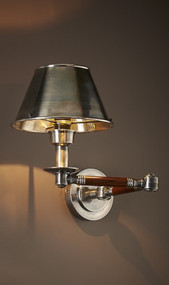Classic Silver Swing Arm Wall Light-- BNT