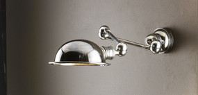 Classic Silver Swing Arm Wall Sconce - LNC