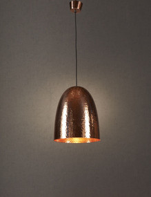 Rustic Copper Hanging Lamp DLC