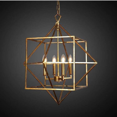 Ceiling Light In Gold MSM
