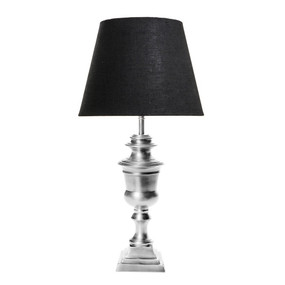 Table Lamp Base - Antique Silver OXF