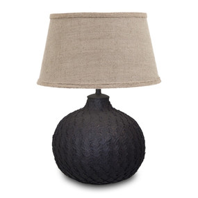 Table Lamp - Black Finish TPR