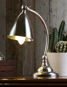 Table Lamp - Antique Silver BRN