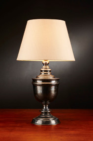 Urn Table Lamp Base Antique Silver - SHF