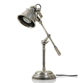 Classic Silver Table Lamp - NWC