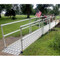 Roll-A-Ramp - Aluminum Handrails - Straight Ends - Heavy duty and lightweight.