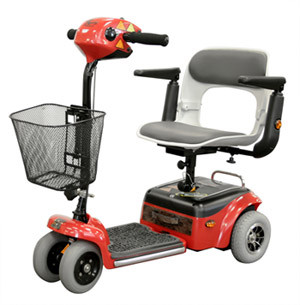Shoprider, Scootie, 4 Wheel Mobility Scooter, TE-787NA RED