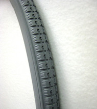 24x1 Grey Urethane Snap-on Street Tire Fits Most