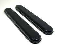 Black Plastic Full Length Armrests Pair, Universal Fit