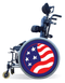 Wheelchair Spoke Guard Covers-July 4th