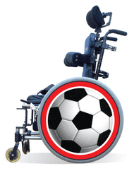 Wheelchair Spoke Guard Covers-Soccer