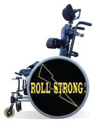 Wheelchair Spoke Guard Covers-Roll Strong