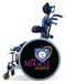 Wheelchair Spoke Guard Covers-Miracle League Black