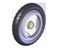 TOPRO OLYMPOS Rear Wheels Offroad - 8.8" Pair # 814658 - Walking Aid Parts