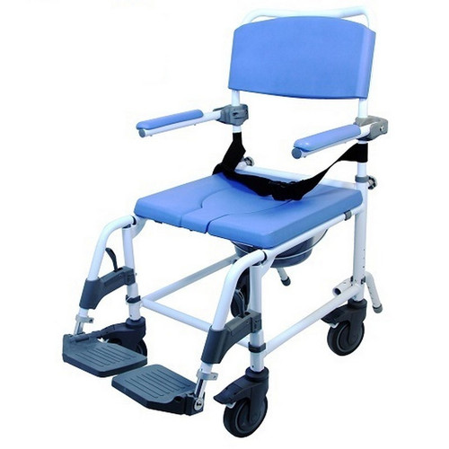 Healthline - EZee Life 15" Aluminum Shower Commode Chair (Non-Tilt) - 150