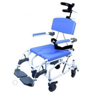 Healthline - EZee Life 18" 4-Way Seat Aluminum Shower Commode Chair (Tilt) - 190-4W