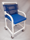Shower Chair- Flat Seat With Cushion- 18 Int Width # SC6013D-PAD