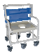 Shower Chair- Vaccum Formed Seat- 25 Internal- 600Lb. Weight Capacity- 6 Wheels # SC6014XBP600